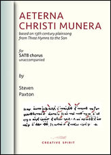 Aeterna Christi Munera SATB choral sheet music cover